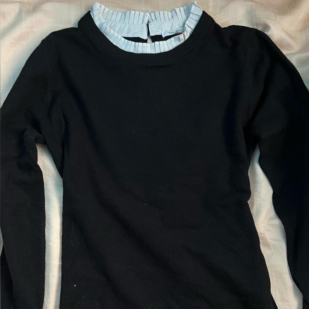 Milano Black Crewneck Sweater